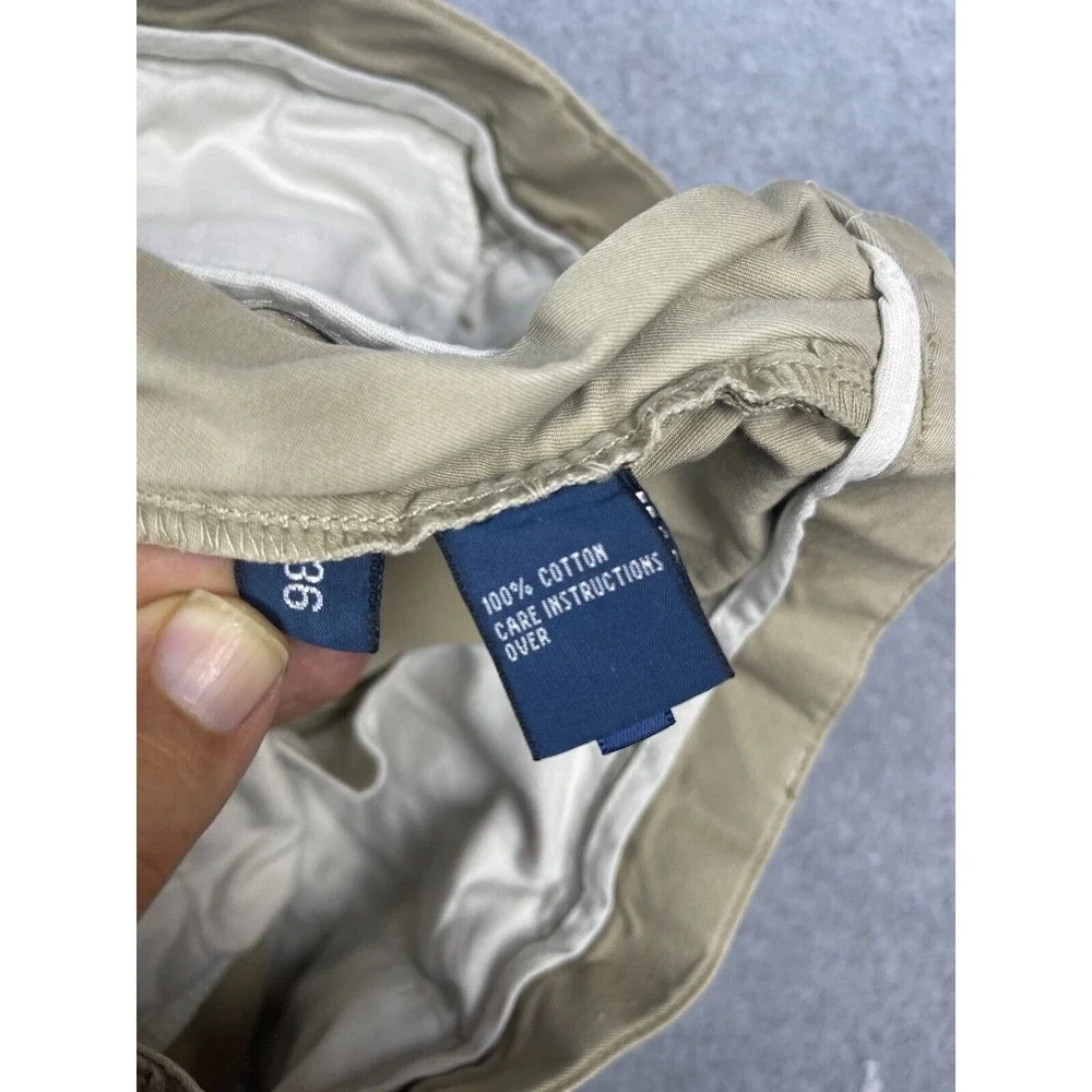 Polo Ralph‎ Lauren Tyler Shorts Men's 36 Khaki Brown Chino Preppy Casual